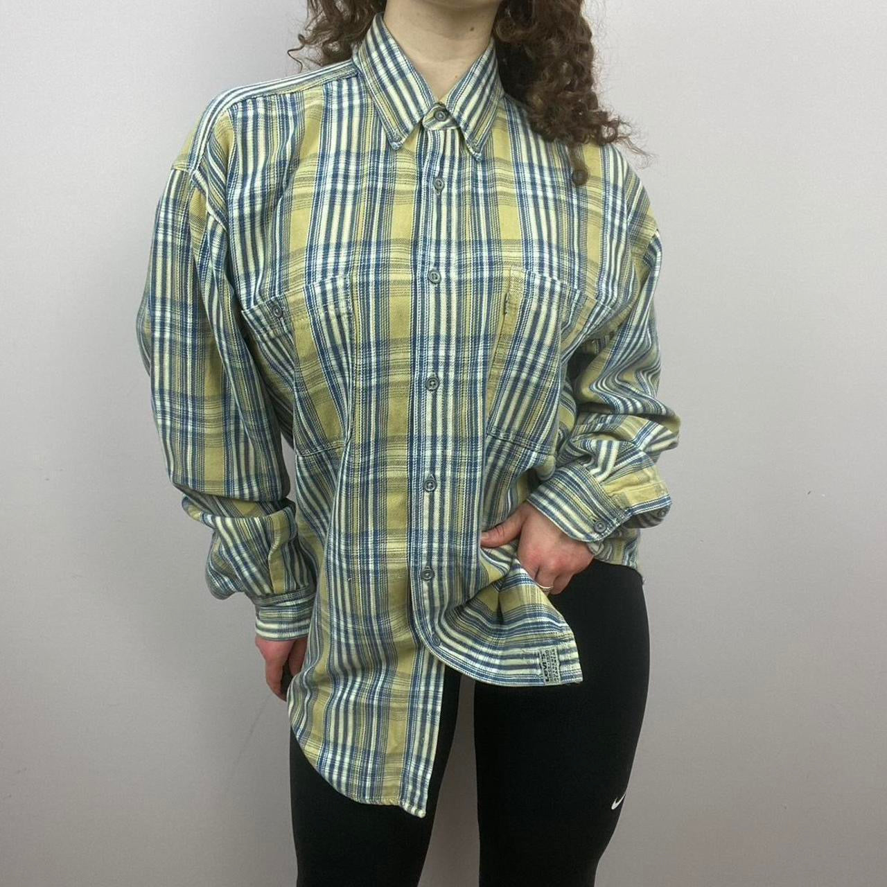 1990s Vintage Levi's Striped Flannel Shirt