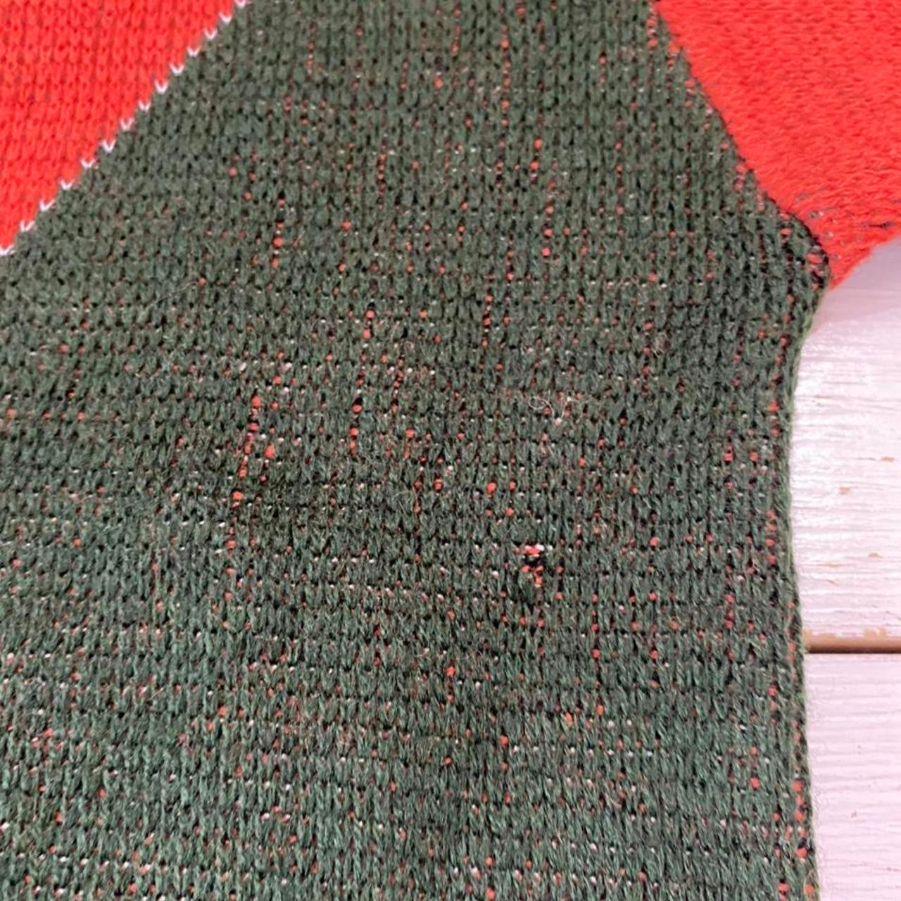 1980s Knitted Golf-Style Grandad Sweater - Green