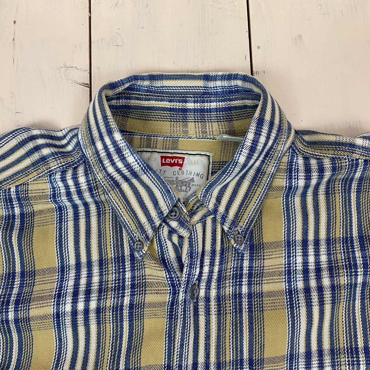 1990s Vintage Levi's Striped Flannel Shirt