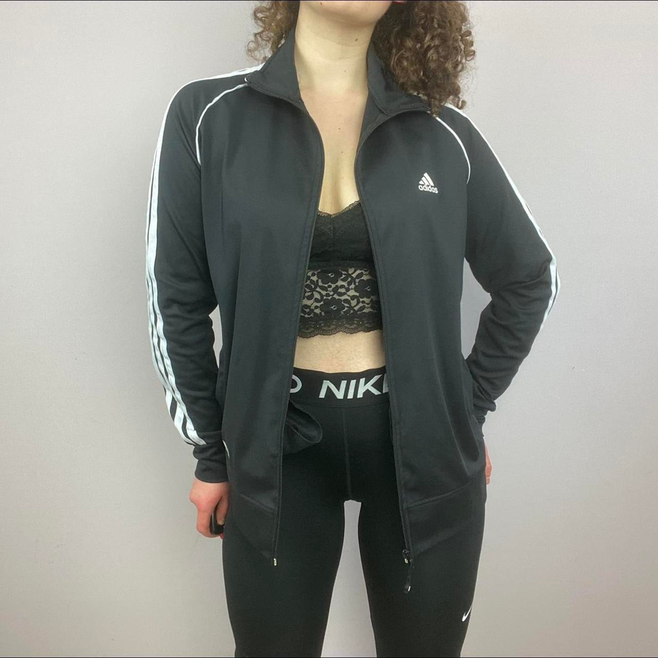 2000s Adidas Activewear Sport Zip Tracksuit Jacket