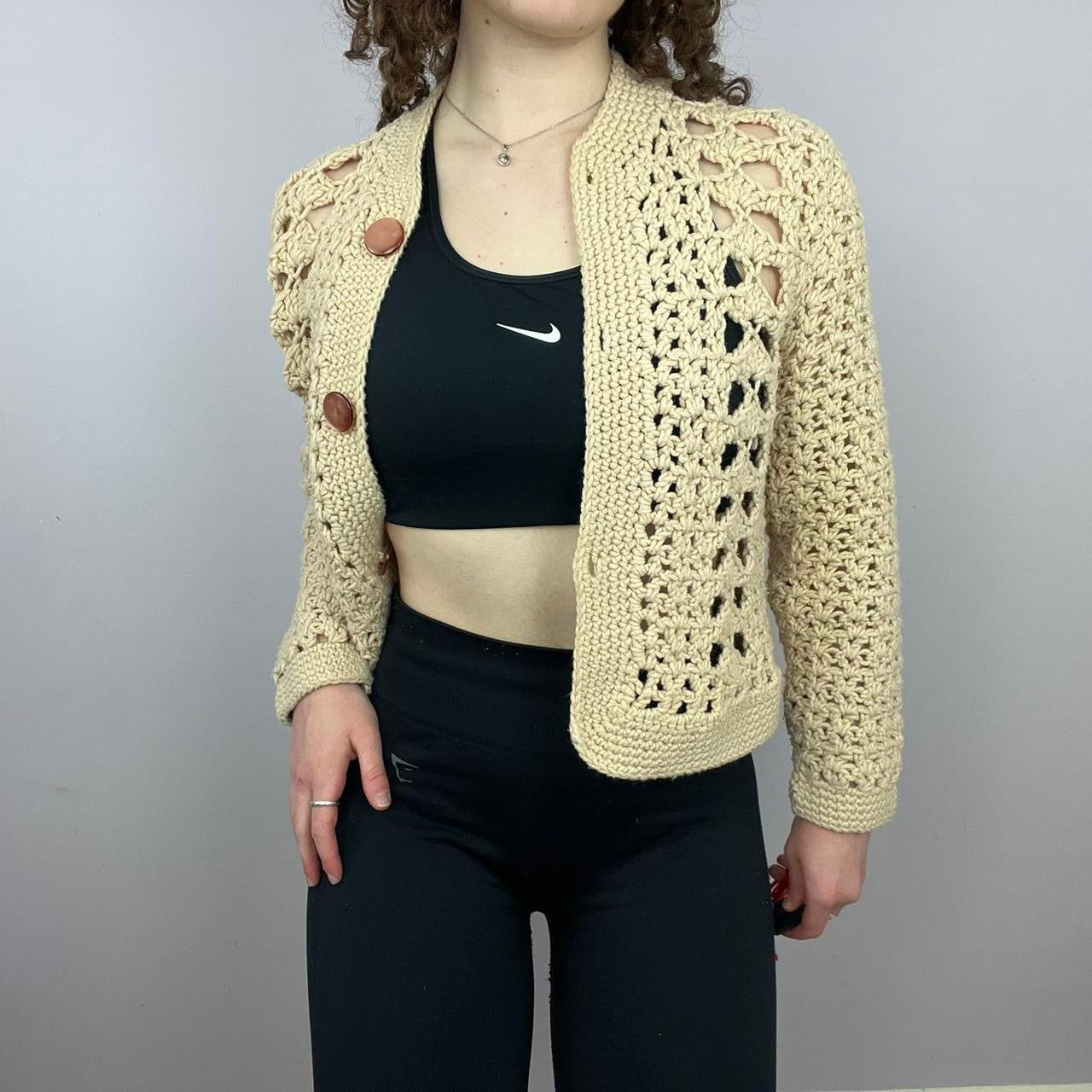 1960s Handmade Knitted Cardigan