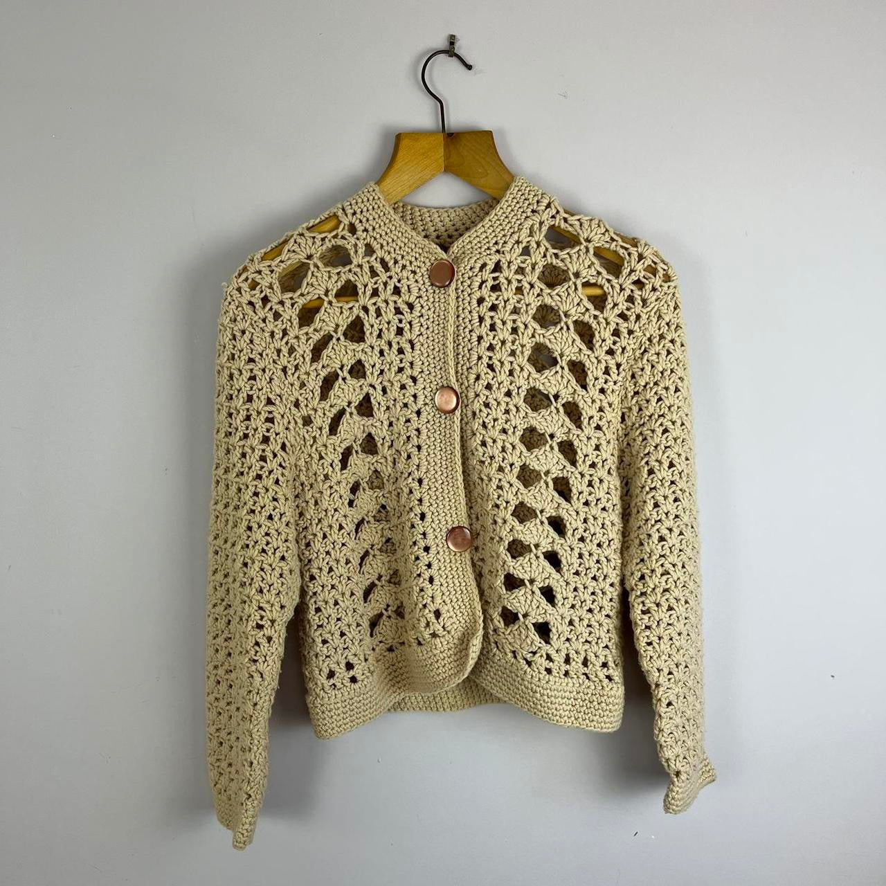 1960s Handmade Knitted Cardigan