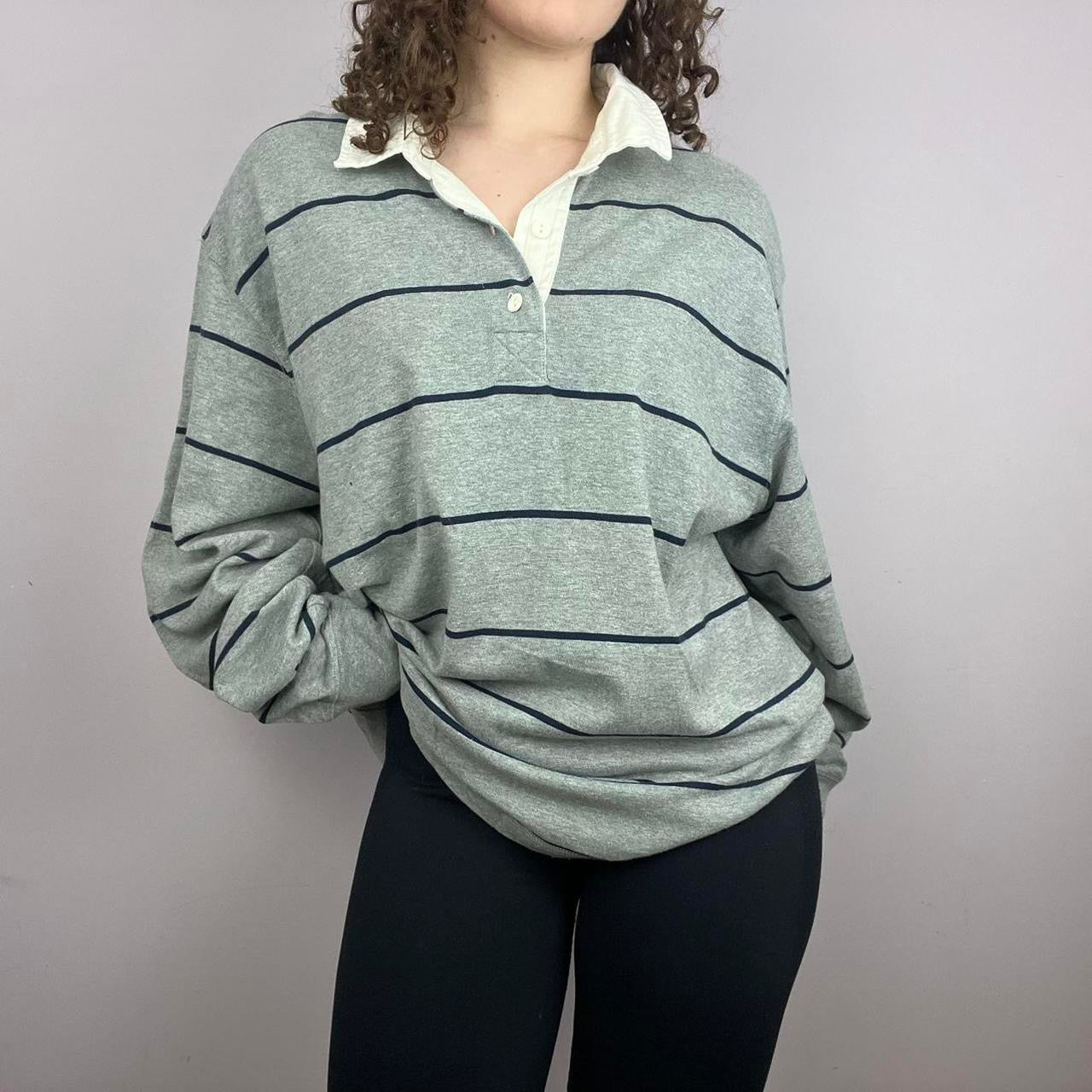 1990s Striped Old Navy Rugby Shirt