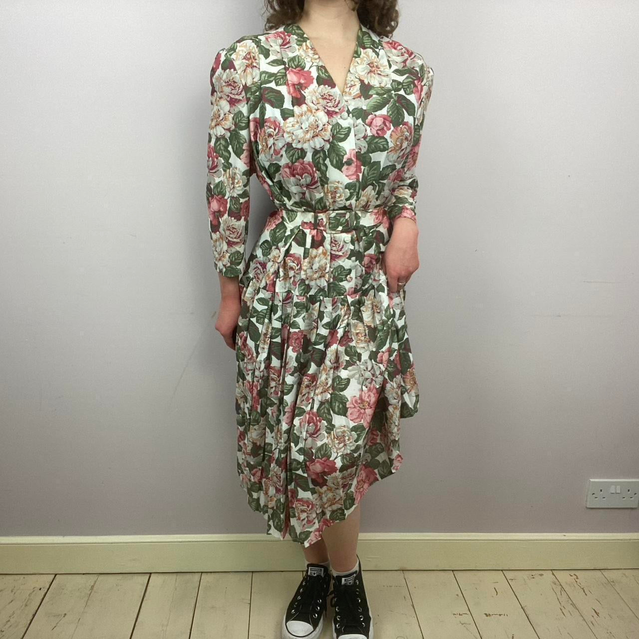 1980s Canada Midi Dress