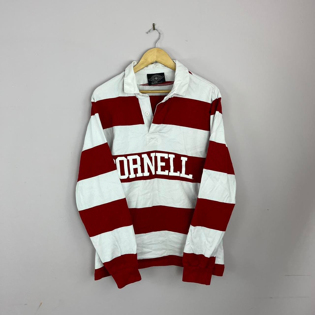 1990s Charles River Apparel Rugby Shirt