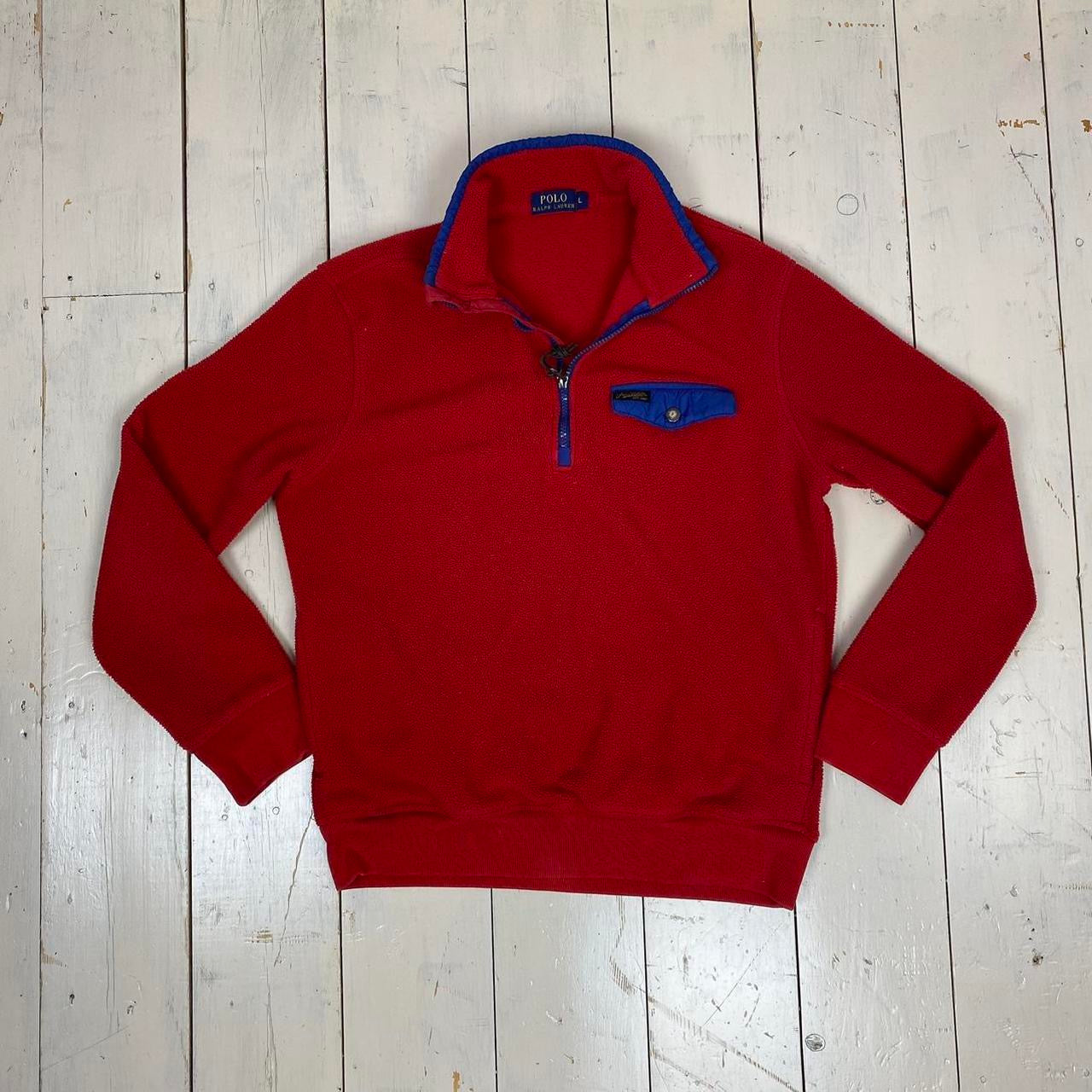 1990s Ralph Lauren Polo Quarter Zip Fleece