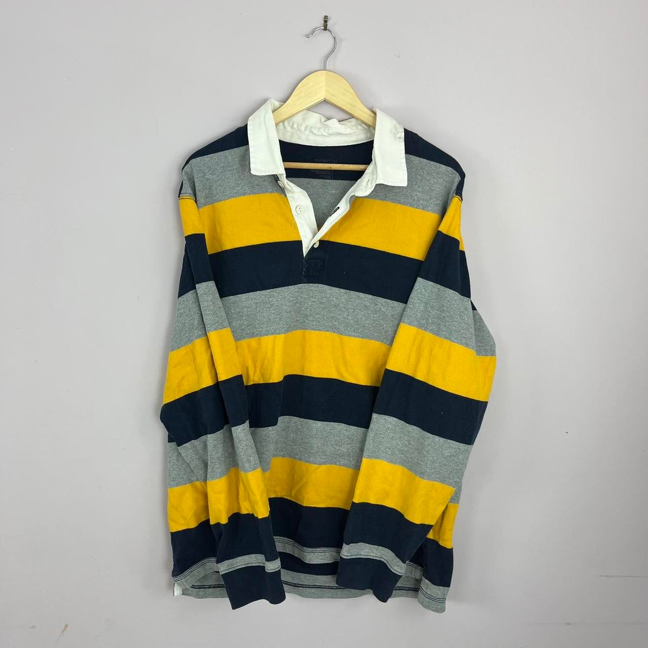 1990s Old Navy Striped Rugby Shirt