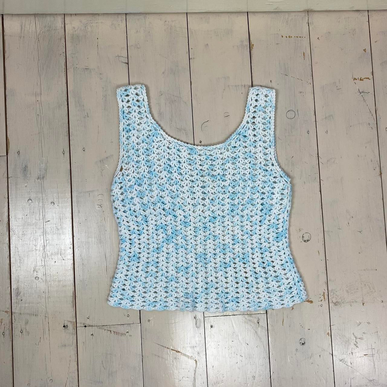 1960s Handmade Knitted Tank Top