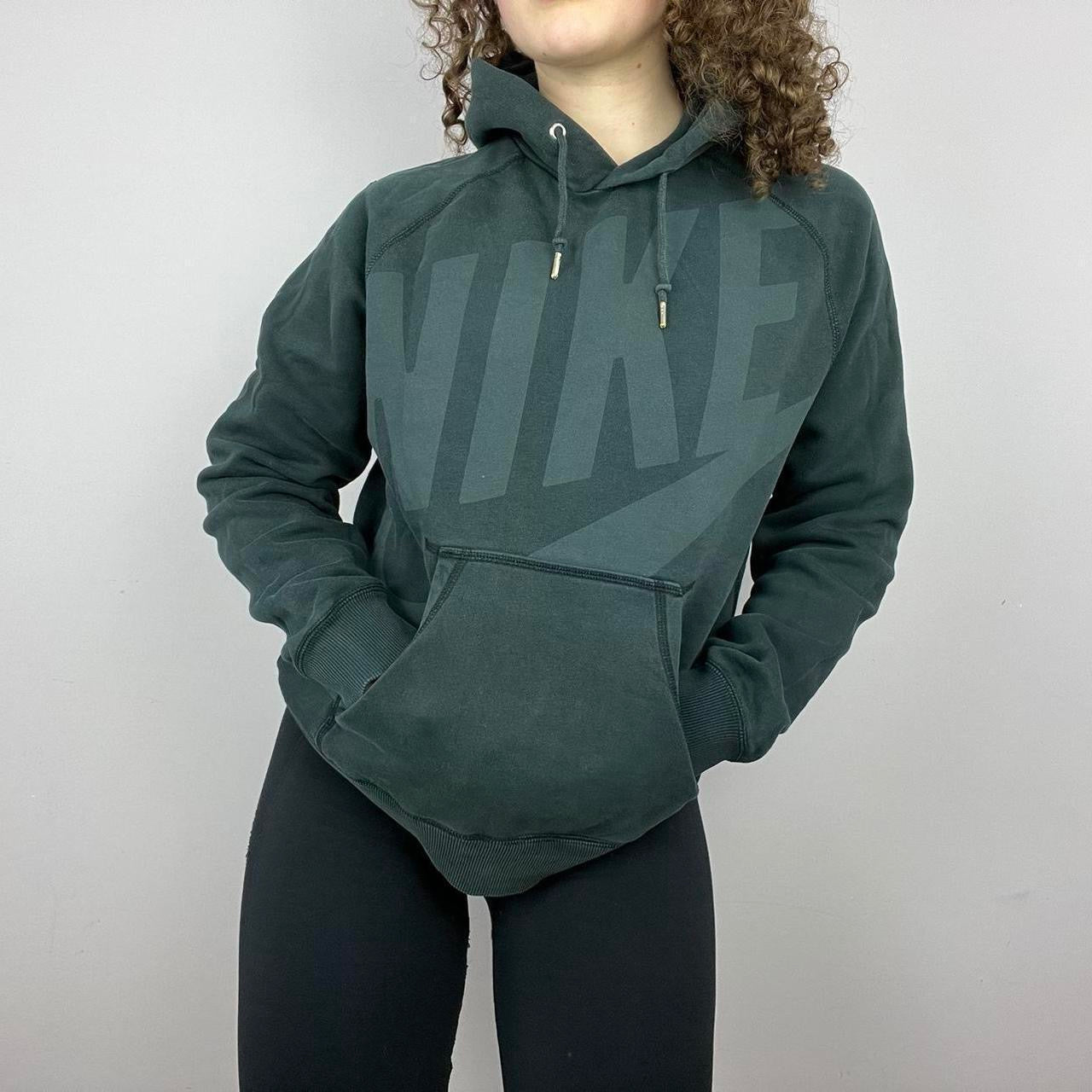 2000s Nike Spell out Activewear Sport Hoodie - Repair & Re-wear Item