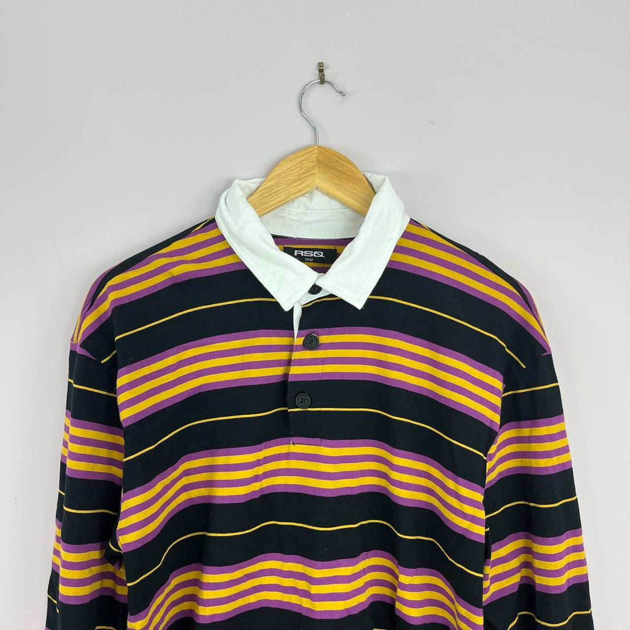 2000s RSQ Striped Rugby Shirt