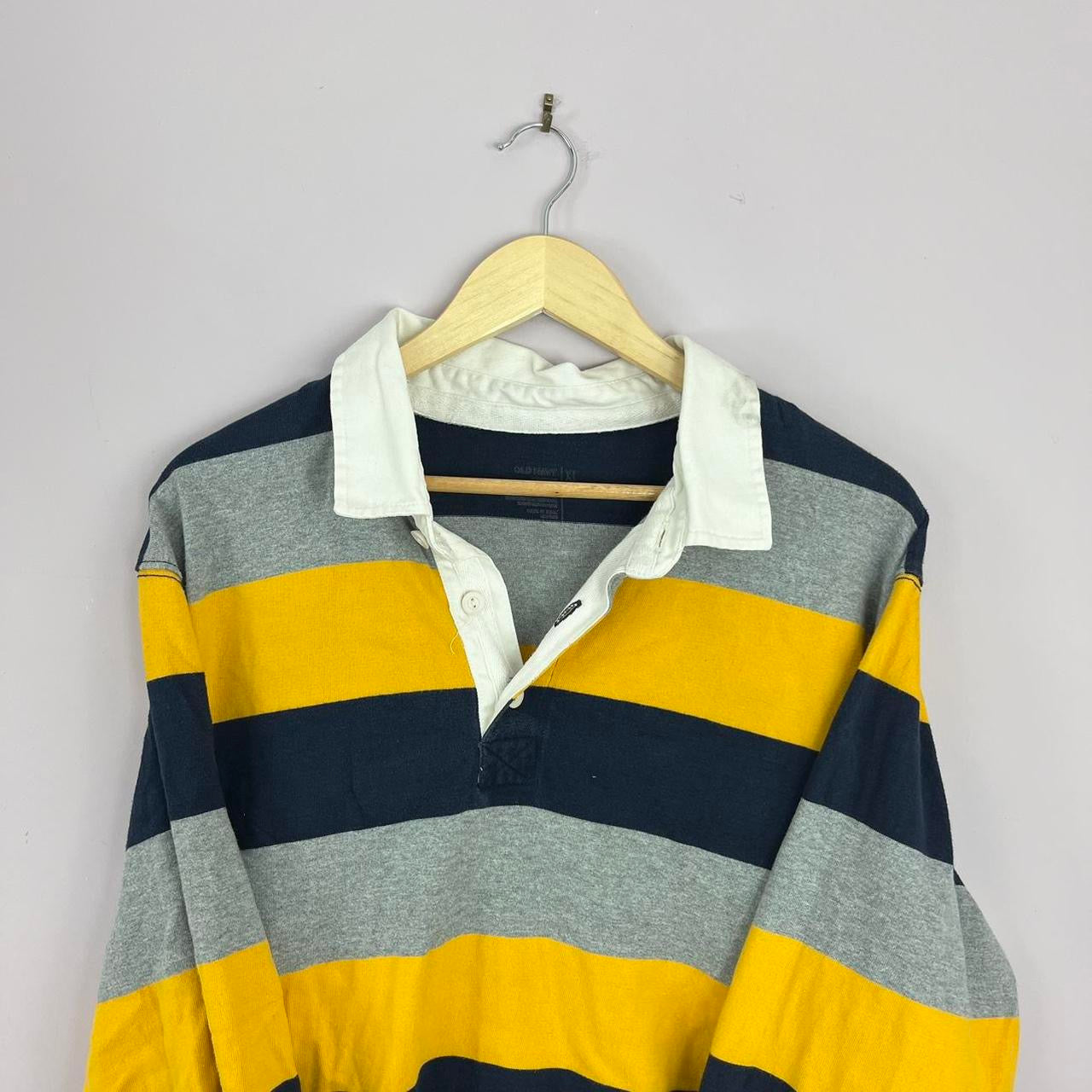 1990s Old Navy Striped Rugby Shirt