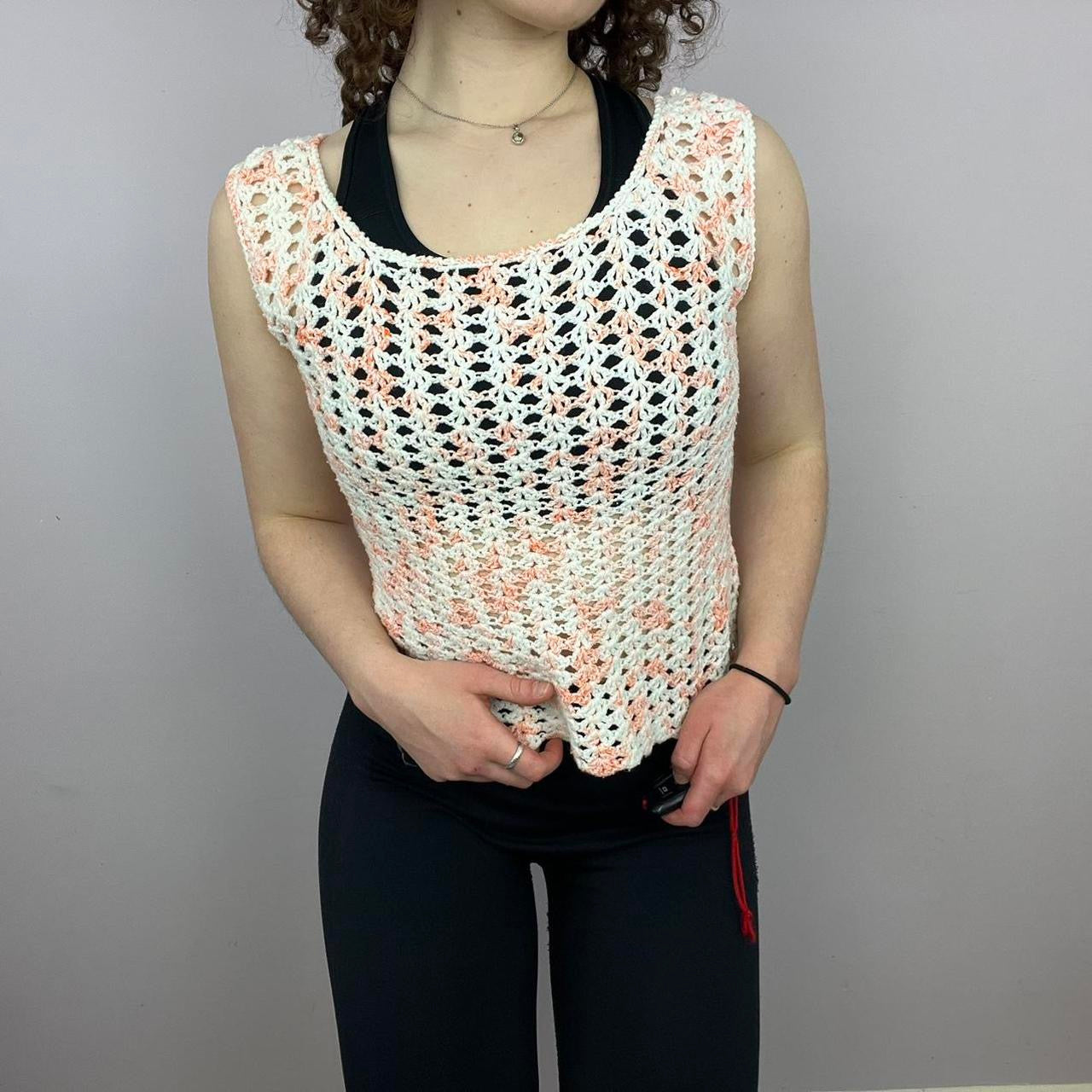 1960s Handmade Knitted Tank Top