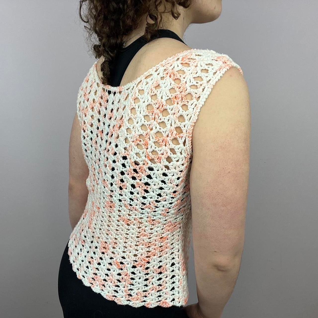 1960s Handmade Knitted Tank Top