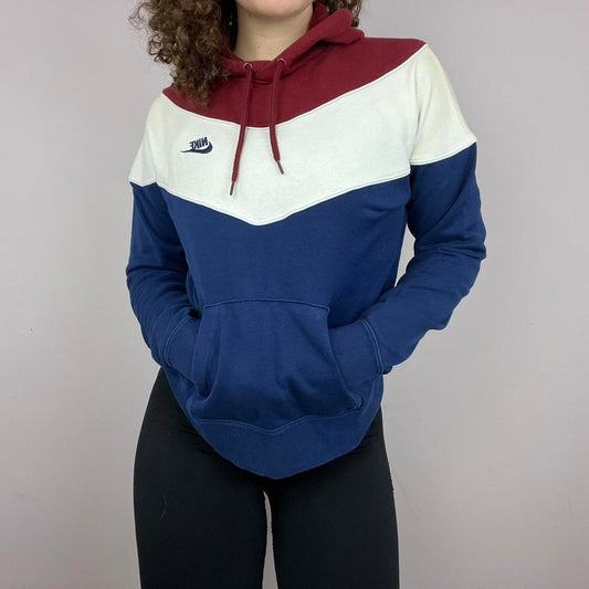 2000s Nike Tricolour Activewear Hoodie